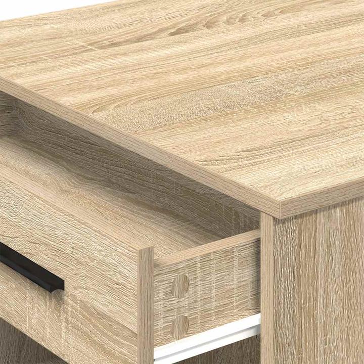 Produktbild VidaXL Schreibtisch mit Schubladen Ablage Sonoma-Eiche 102x62x77,5 cm