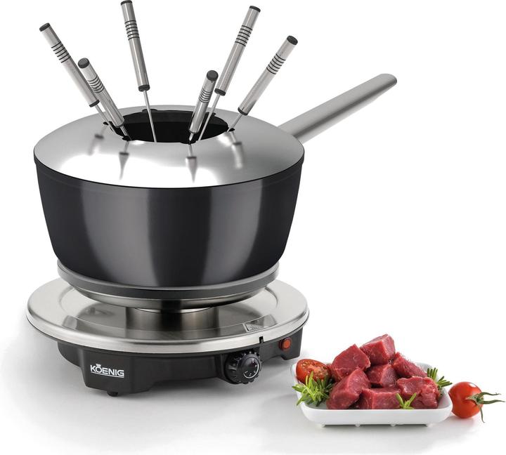 Immagine prodotto Koenig Set per fonduta Uno per tutti (Fondue di formaggio, Fondue Chinoise)