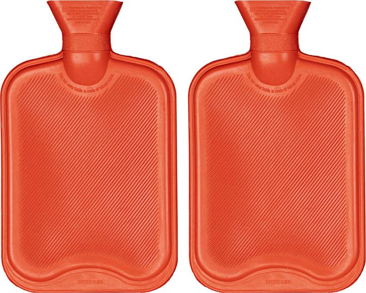 Produktbild HI 2er-Set Wärmflasche aus Naturkautschuk, 2,0 Liter (2 l)