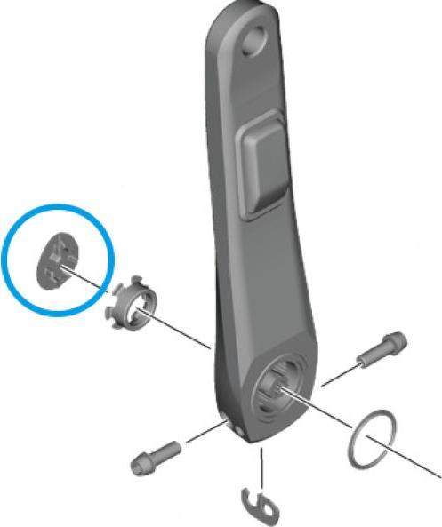 Actual product image Shimano Cover FC-R9200-P