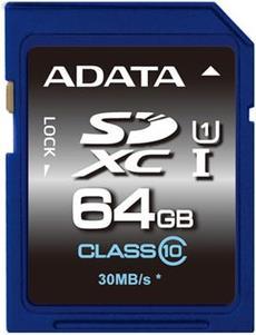 Produktbild Adata SDXC Card 64GB,, Premier Pro UHS-I (64 GB, SDXC, UHS-I)