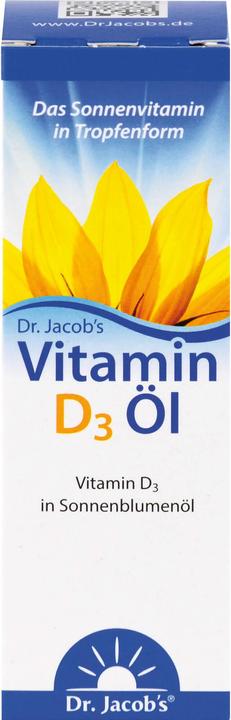 Image du produit Dr. Jacob's Huile de vitamine D3 (1 pièce(s), Gouttes, 70 g)