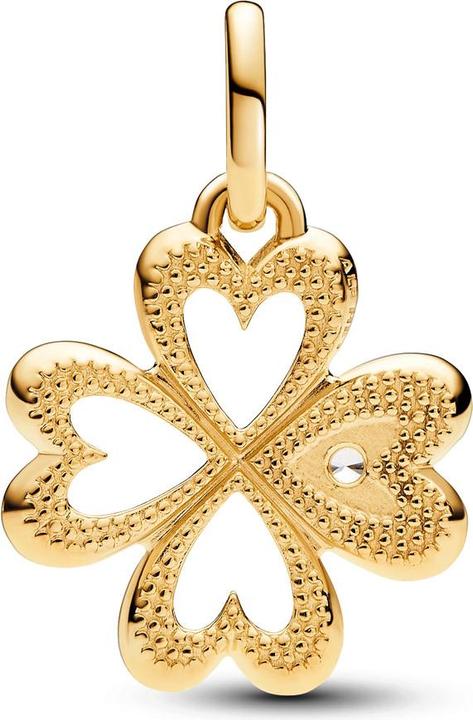 Image du produit Pandora ME Coeur Trèfle à quatre feuilles Médaillon (Métal, Plaqué or)