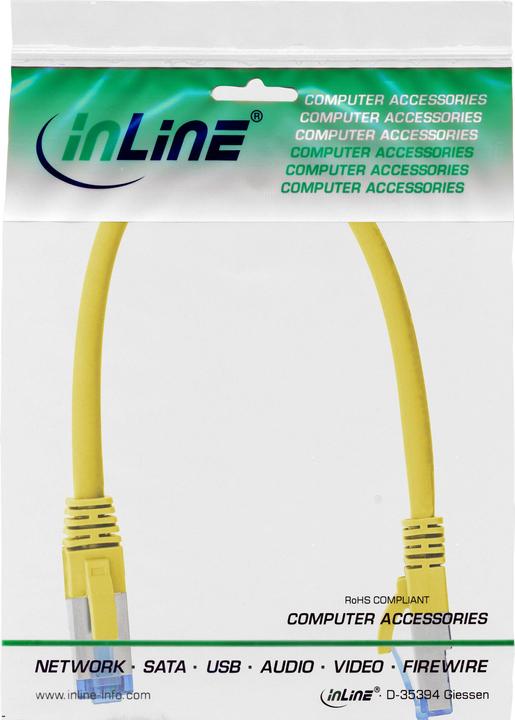 Actual product image InLine Patch cable (S/FTP, CAT6a, 0.25 m)