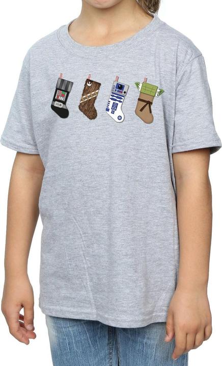 Image du produit Star Wars - T-shirt CHRISTMAS STOCKINGS - Fille (116)
