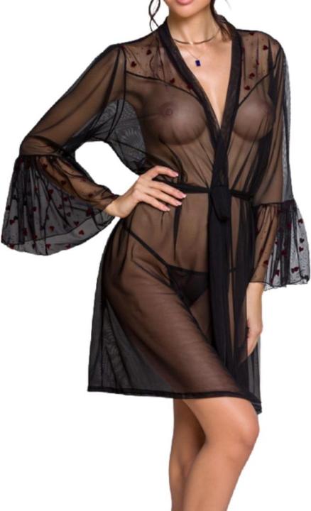Immagine prodotto Passion Cappotto trasparente con cuori (L)