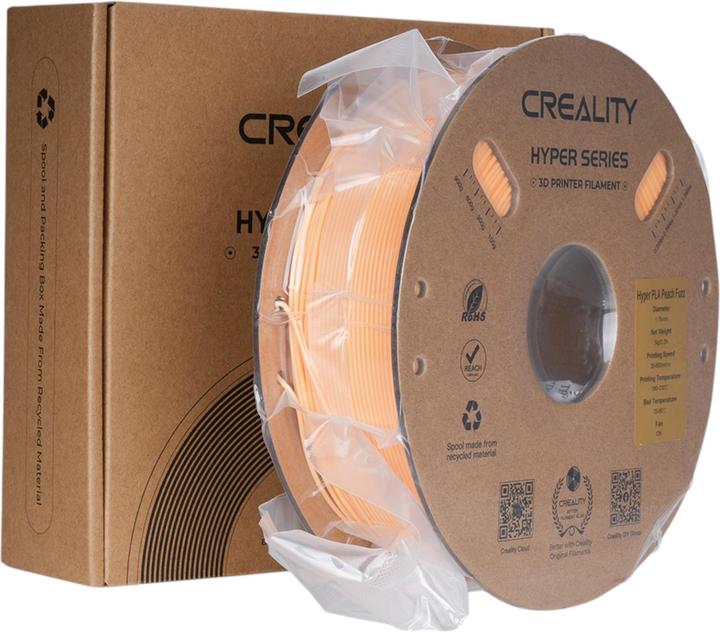 Actual product image Creality Filament PLA Hyper, Peach, 1.75 mm, 1 kg (PLA, 1.75 mm, 1000 g, Rose)