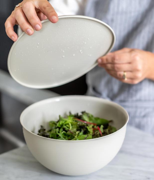 Actual product image Koziol Lid to mixing bowl to Palsby M 21.5 cm, Sand (21.50 cm, 1 x)