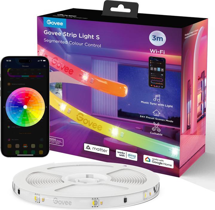 Immagine prodotto Govee LED Strip Lights (RGBIC, 300 cm, Interno)