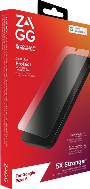 Productafbeelding Zagg Invisibleshield Glass Elite Am (1 Stuk, Google Pixel 8)