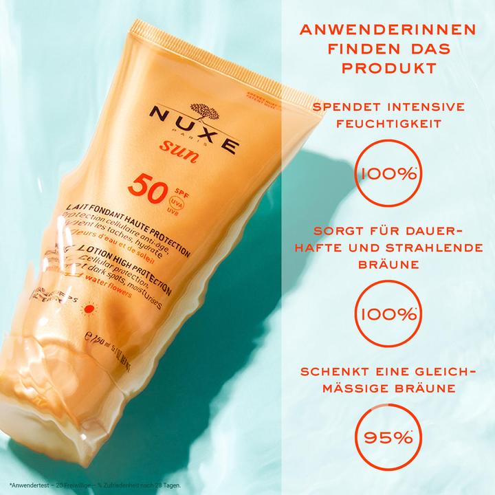 Image du produit Nuxe Lait Visage & Corps Sun Protection Factor 50 (Lait solaire, SPF 50, 150 ml, 184 g)