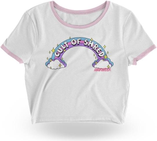 Loose Riders Crop Top Rainbow W (S)