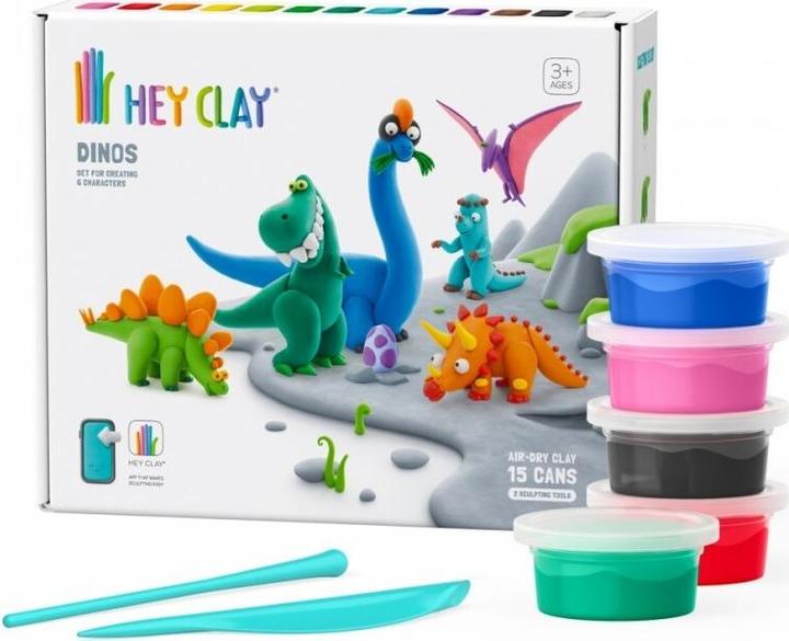 Image du produit Hey Clay Dinosaur Set 15 pack de 15 boîtes 15016CEE15