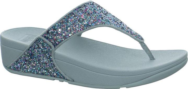 Actual product image Fitflop Lulu Multi Tonal Glitter Toe Post Sandals (40)