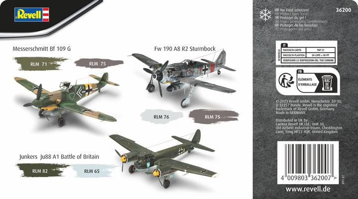 Image du produit Revell Couleur du modèle - German Aircraft WWII