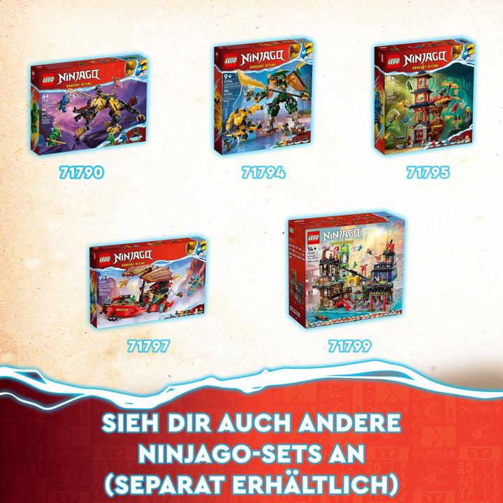 Produktbild LEGO Ninjago Soras Mech verwandelt sich in ein Rennrad (71792). (71792, LEGO Ninjago)