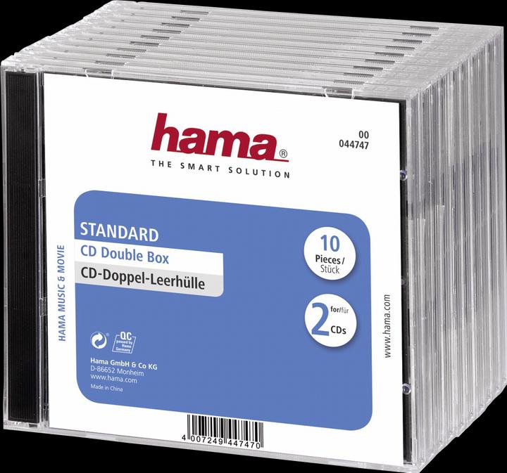 Hama CD Double Box 10 Jewel Case