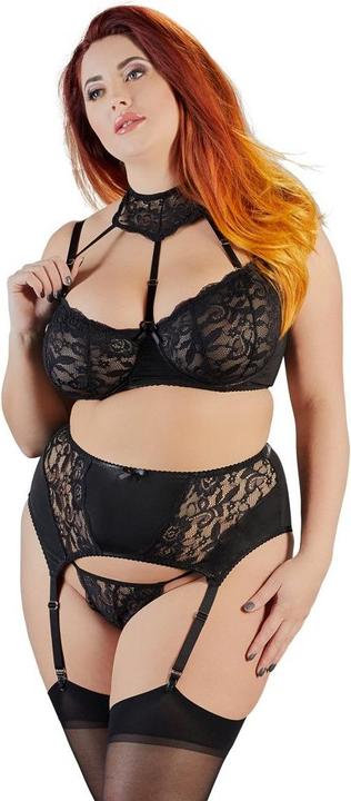 Produktbild Cottelli Collection Spitzen-Straps-Set (XL, 90 F)