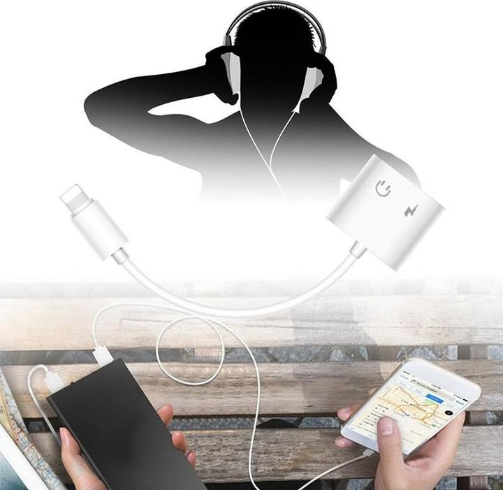 Image du produit JTI Splitter compatible avec Apple - 2x Lightning (Lightning, Lightning)
