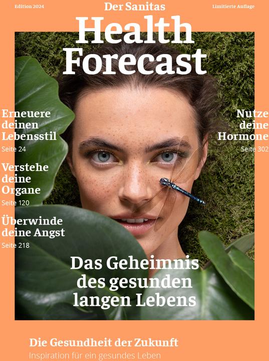 Actual product image Das Geheimnis des gesunden langen Lebens – Die Gesundheit der Zukunft (German, SanitasHealthForecast, 2024)