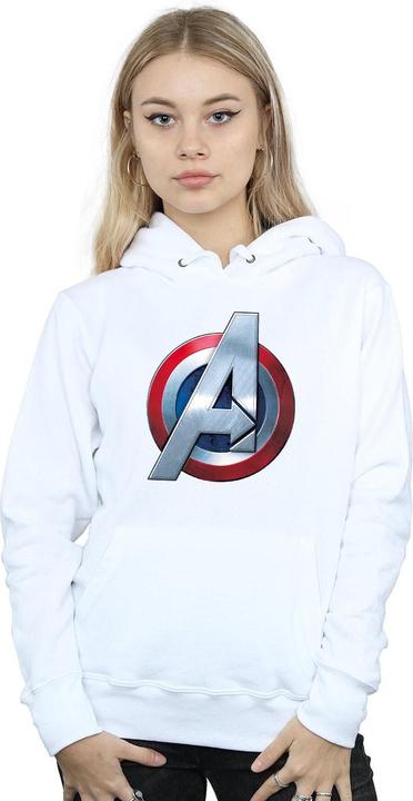 Actual product image Womens/Ladies Avengers 3D Logo Hoodie (XL)