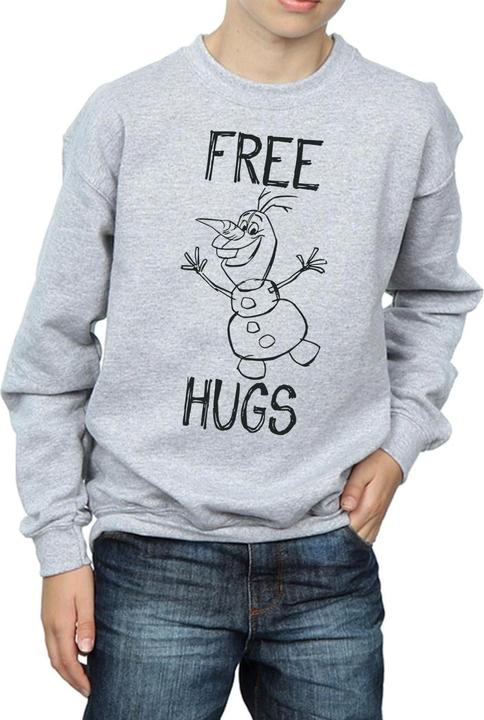 Immagine prodotto Disney Frozen Olaf Free Hugs Felpa Ragazzi (140, 146)