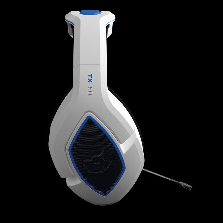 Immagine prodotto Gioteck Auricolare TX-50, stereo, bianco/blu, jack 3.5mm, 1.4m (Cablato)