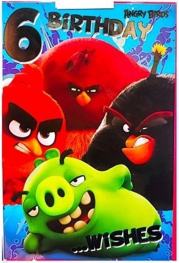 Produktbild Air Val International Figuren Grusskarte Happy 6th Birthday Karton