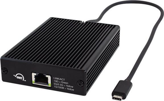 Productafbeelding OWC Thunderbolt 3 10G Ethernet Adapter (Thunderbolt 3, RJ45 10 Gigabit Ethernet (1x))