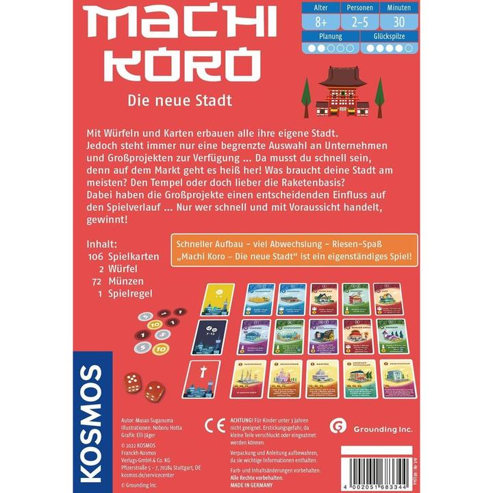 Actual product image Kosmos Machi Koro - The New City (German)