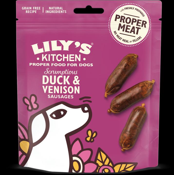 Image du produit Lily's Kitchen Saucisses de canard et de canard sauvage (Adulte, 1 pcs, 70 g)