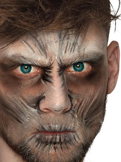 Actual product image Boland Contact Lenses Ice King: Weekly Lenses (Blue)