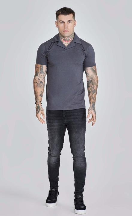 Actual product image Siksilk T-Shirt Smart Revere Polo - Muscle Fit (L)
