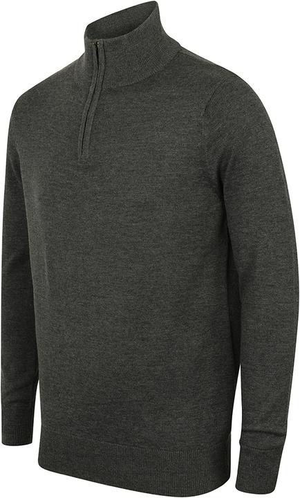 Produktbild Henbury 14 Zip Langarm Pullover (XL)