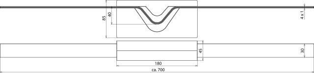 Immagine prodotto Dehn 308150 Banda di espansione 4x30x1mm L 700mm NIRO