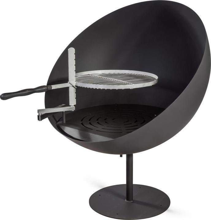 Feu du Jardin Lune incl. grille 50cm et bras pivotant (100 cm)
