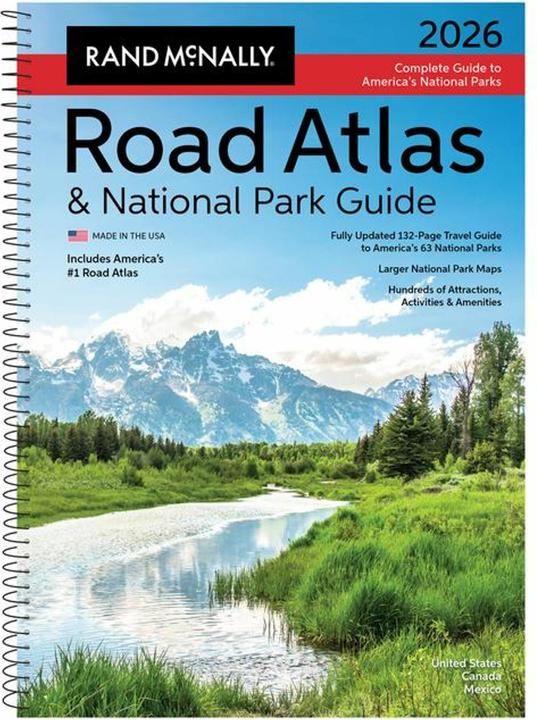 Produktbild 2026 Road Atlas & National Park Guide (Englisch, Rand McNally, 2025)