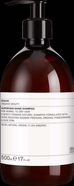 Immagine prodotto Evolve Organic Beauty Cura dei capelli Superfood Shine Shampoo 500 ml (500 ml, Shampoo liquido)