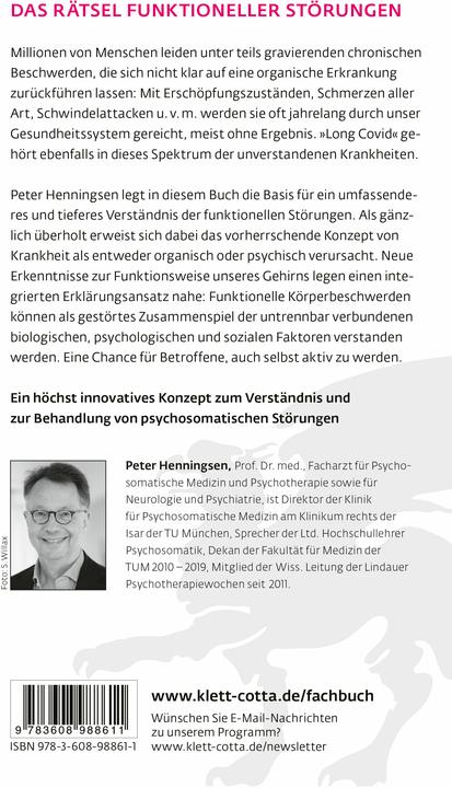 Produktbild Die neue Psychosomatik der Körperbeschwerden (Deutsch, Peter Henningsen, 2025)