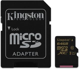 Kingston microSDXC Card 64GB UHS-I (64 GB, microSDXC)