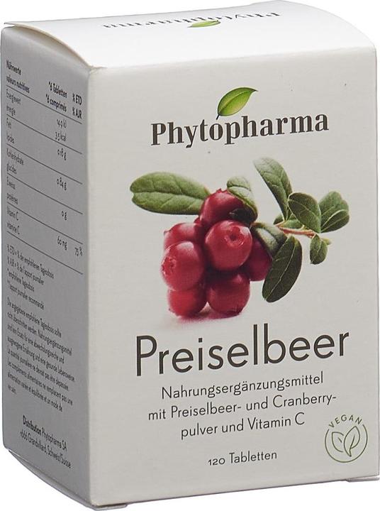 Immagine prodotto Phytopharma mirtillo rosso (120 Pezzo/i, Pillole, 70 g)