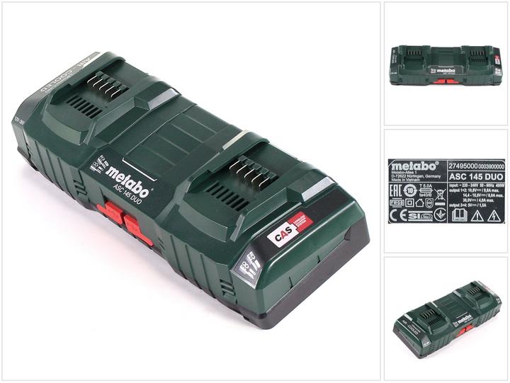 Image du produit Metabo Chargeur rapide double ASC 145 DUO Air Cooled (18 V)