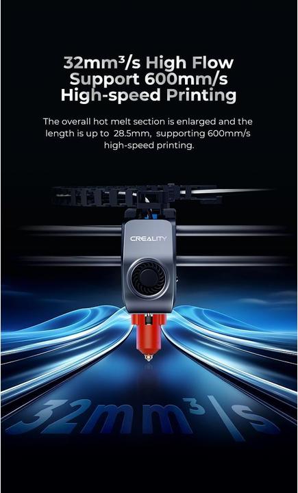Image du produit Creality K1 Max céramique hotend set de chauffage pour imprimante 3D (Pièce de rechange)
