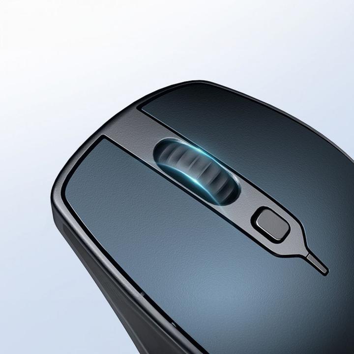 Actual product image Ugreen Wireless mouse MU101 2.4G+BT (Blue) (Cable)