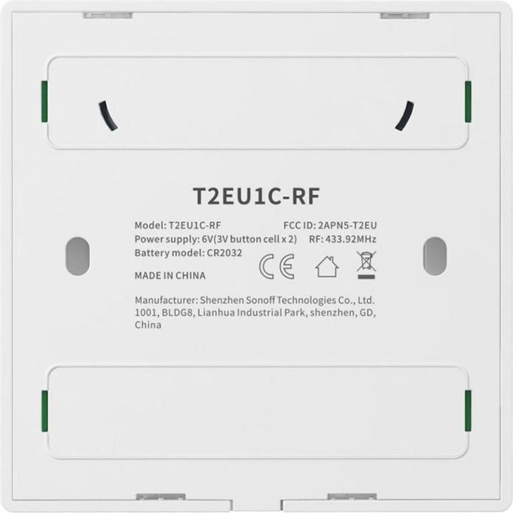 Produktbild Sonoff RF-Lichtschalter T2EU2C-RF