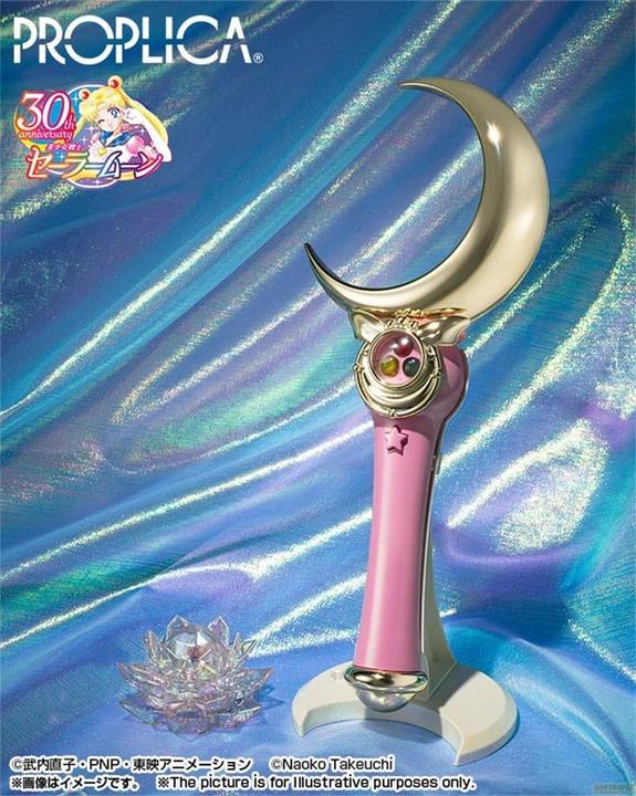 Immagine prodotto Bandai Sailor Moon Proplica Replica 1/1 Scettro della Luna Edizione Colore Brillante 26 cm