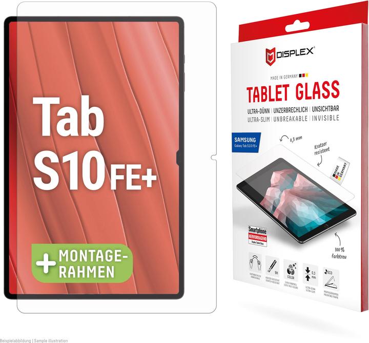 Displex Tablet Glass, Tablet Schutzglas (1 Stück, Samsung Galaxy Tab S10 FE+)