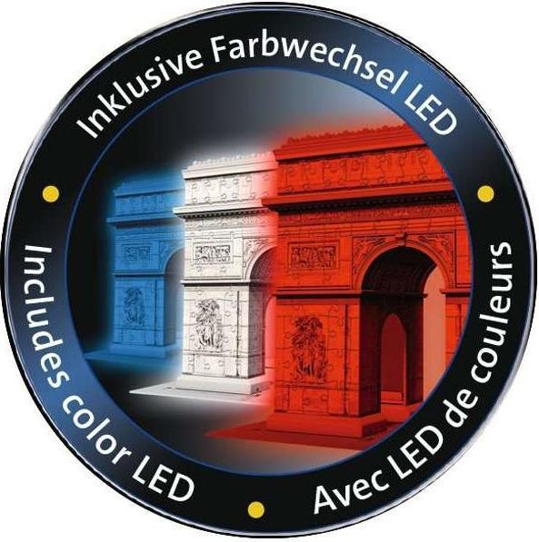 Actual product image Ravensburger Arc de Triomphe Night Edition (216 pieces)