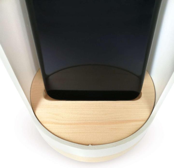 Actual product image ZirbenFamilie Nightholder WHITE