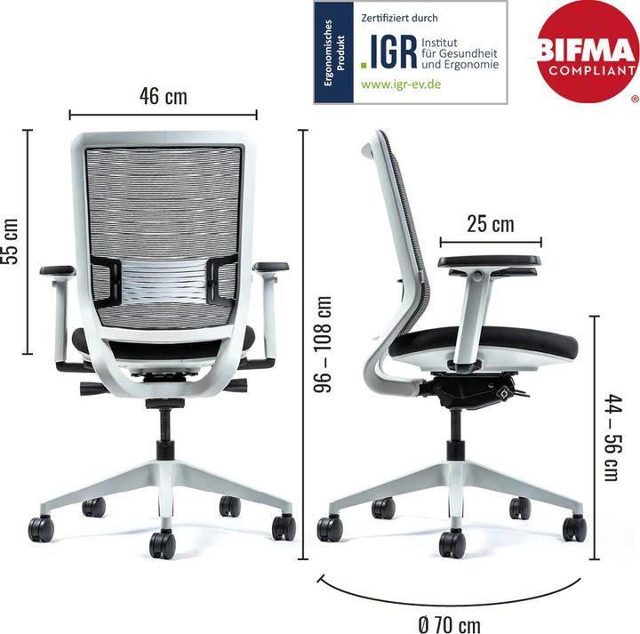 Produktbild Yaasa Chair Classic - Weiss